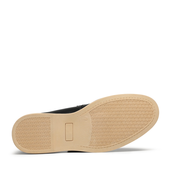 Men's Simple Dress Penny Loafers - BLACK - 4
