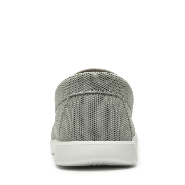 Men's Breathable Knitted Casual Slip On Shoes - GREY - 5