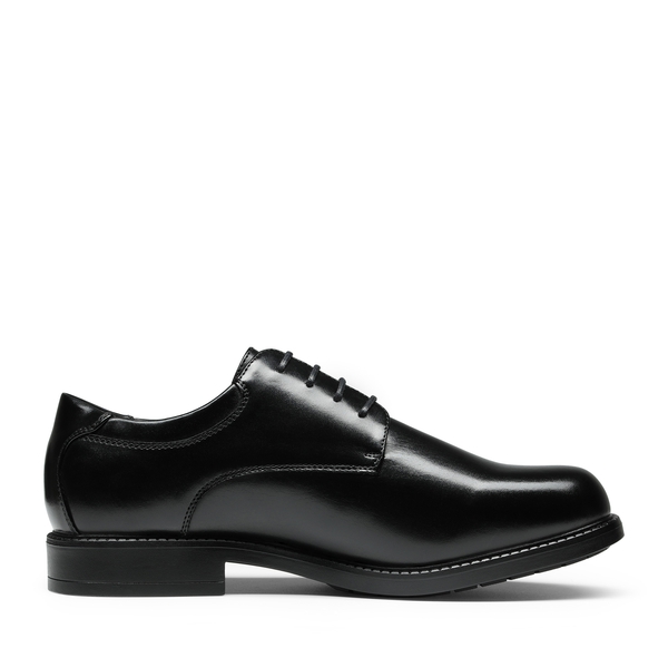 Men's Wide Oxford Synthetic Leather Shoes - BLACK - 2