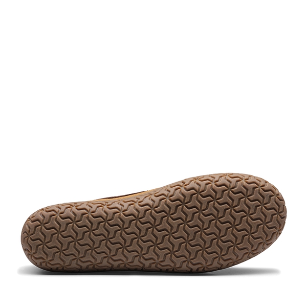 Men's Fuzzy Memory Foam Slippers - BROWN - 4