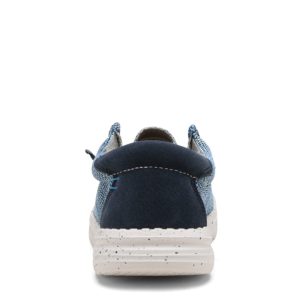 Kid's Casual Breathable Slip-On Loafers - BLUE - 3