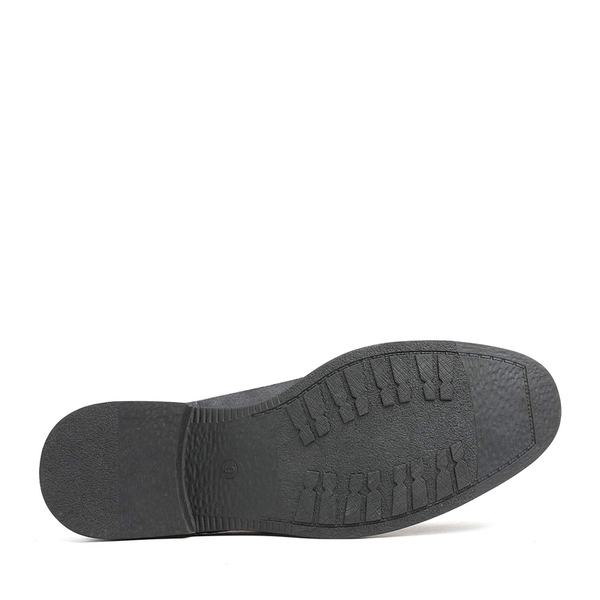 Men's Suede Oxford Dress Shoes - GREY - 3