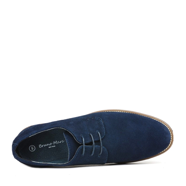 Men s Suede Oxford Dress Shoes Bruno Marc