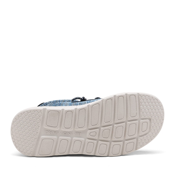Kid's Casual Breathable Slip-On Loafers - BLUE - 5