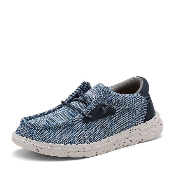 Kid's Casual Breathable Slip-On Loafers - BLUE -  0