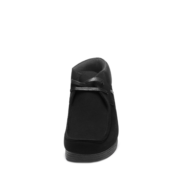 Men's Classic Slip-On Dress Chukka Boots - BLACK SUEDE - 5