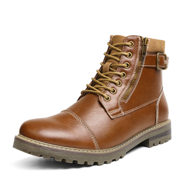 Men s Motorcycle Oxford Combat Boots Bruno Marc