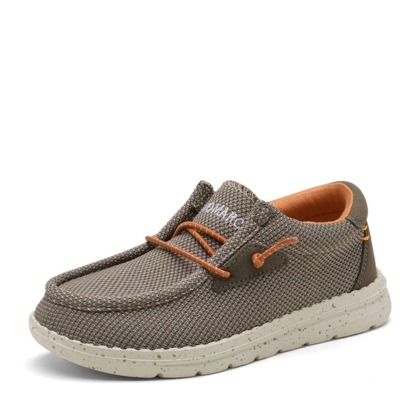Kid's Casual Breathable Slip-On Loafers - KHAKI -  0