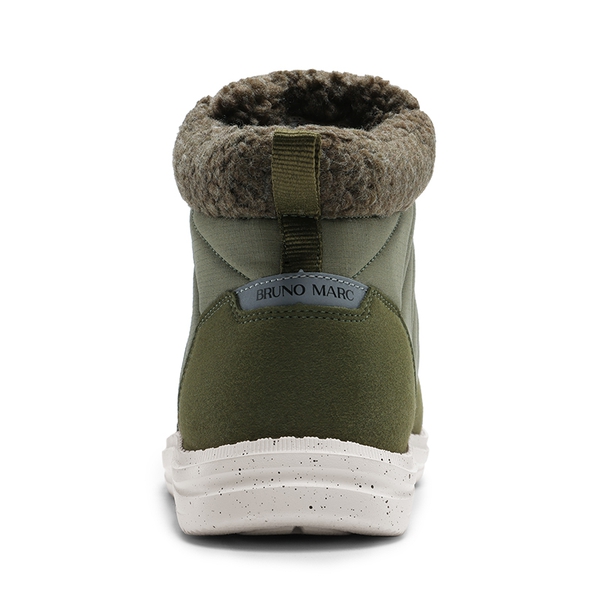 Men's Warm Lightweight Walking Boots - GREEN - 5
