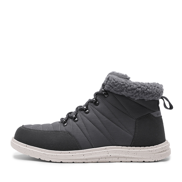 Men's Warm Lightweight Walking Boots - GREY - 1