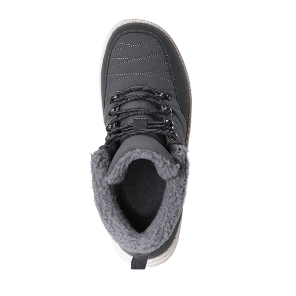 Men's Warm Lightweight Walking Boots - GREY - 3