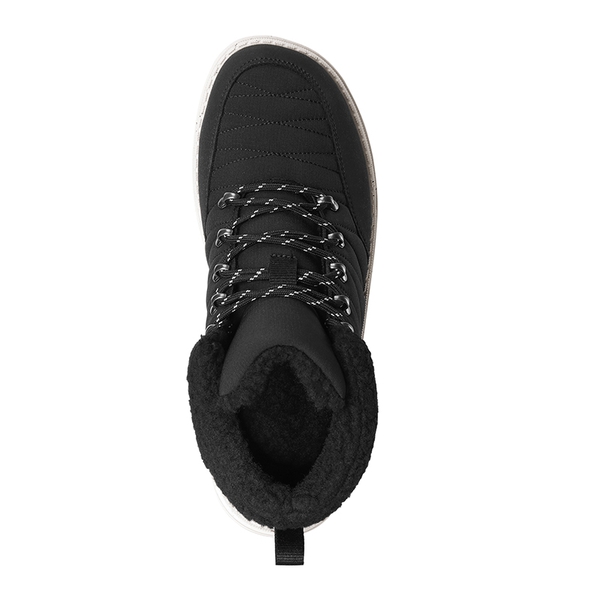 Men's Warm Lightweight Walking Boots - BLACK - 3