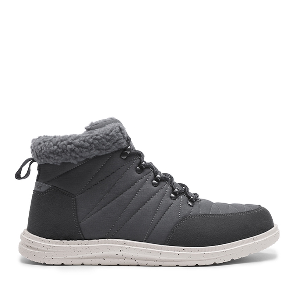 Men's Warm Lightweight Walking Boots - GREY - 2