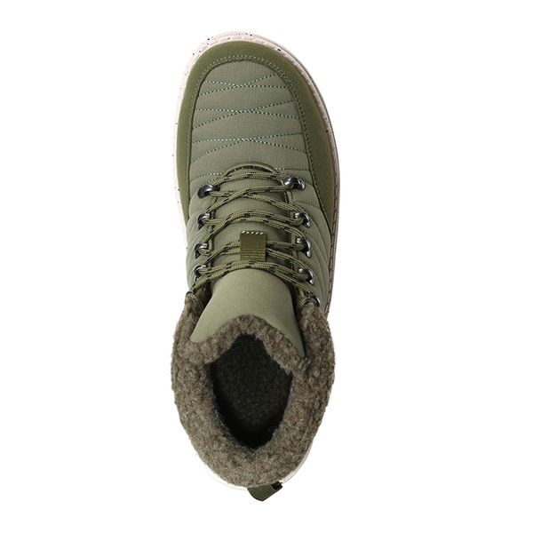 Men's Warm Lightweight Walking Boots - GREEN - 3