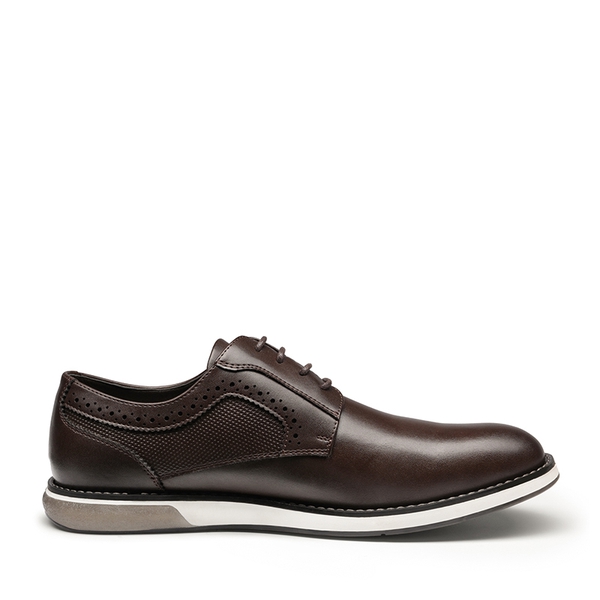 Men's Wide Fit Casual Dress Sneakers - DARK BROWN - 2