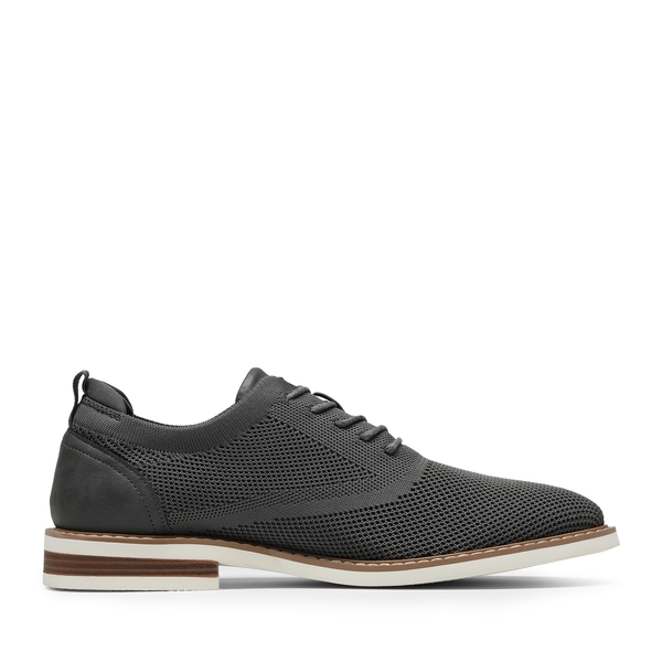 Men's Breathable Mesh Casual Oxford Shoes - GREY - 2