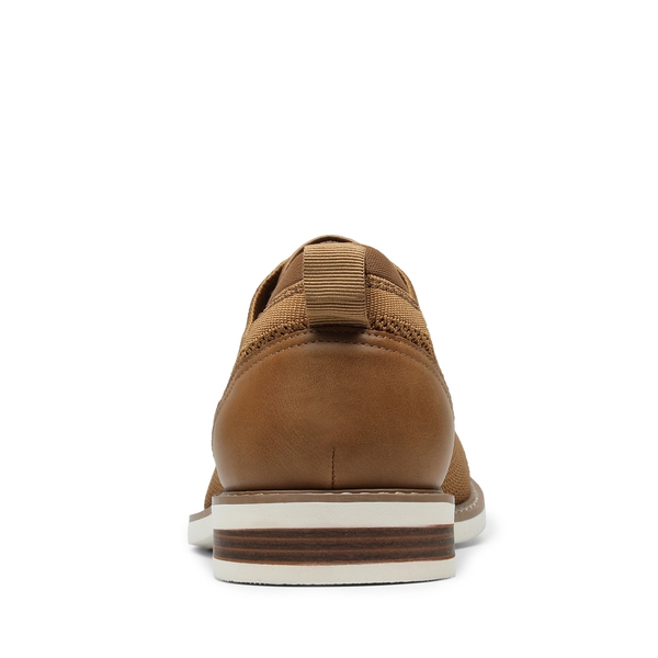 Men's Breathable Mesh Casual Oxford Shoes - BROWN - 4