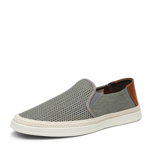 Men's Slip On Casual Loafers With Style - GREY -  0