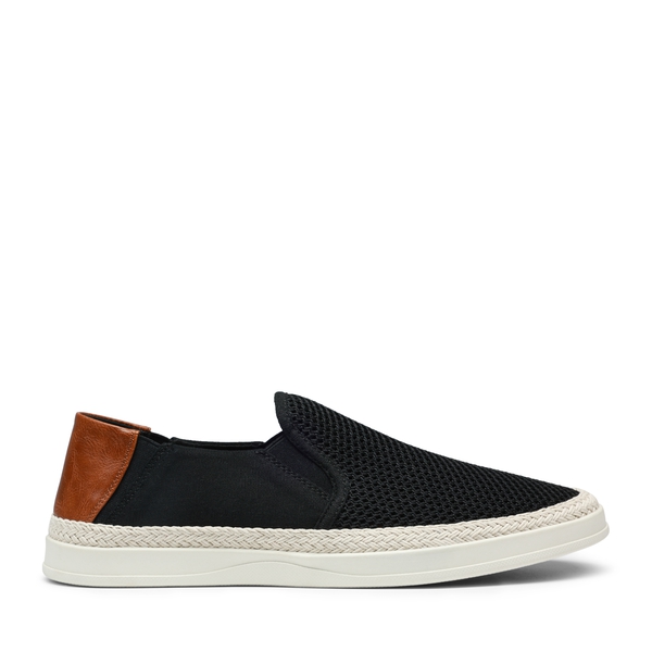 Men's Casual Slip On Sneakers - BLACK - 1