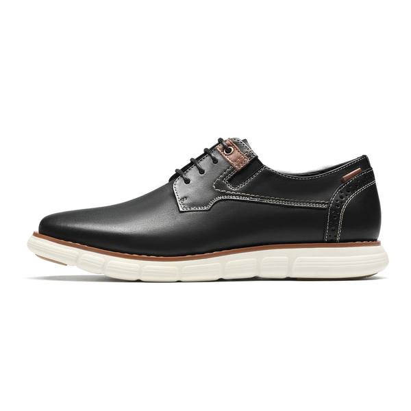 [CrossFlex NeatPolish-] Men's Casual Oxford Dress Sneakers - BLACK - 2