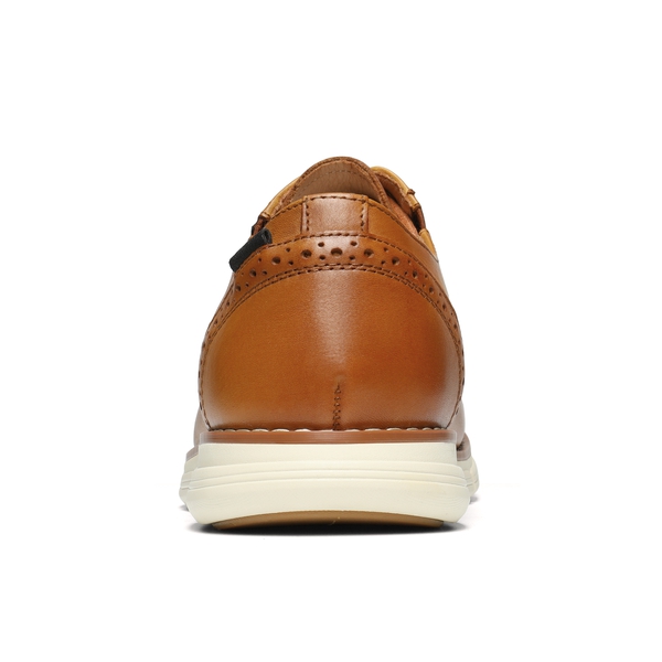 [CrossFlex NeatPolish-] Men's Casual Oxford Dress Sneakers - BROWN - 5