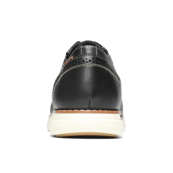 [CrossFlex NeatPolish-] Men's Casual Oxford Dress Sneakers - BLACK - 5