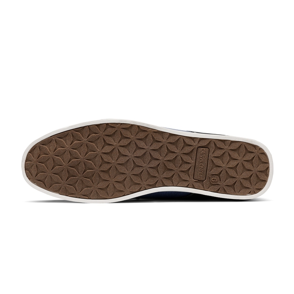Men's Casual Oxford-Inspired Sneakers - NAVY - 3