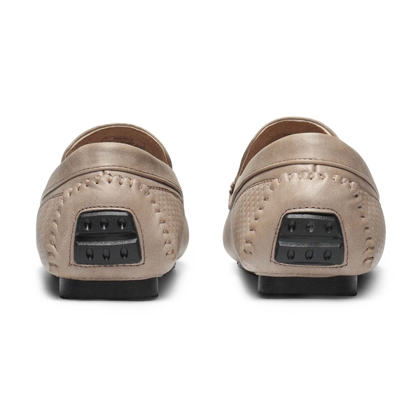 Men's Versatile PU Leather Casual Loafers - BEIGE - 5