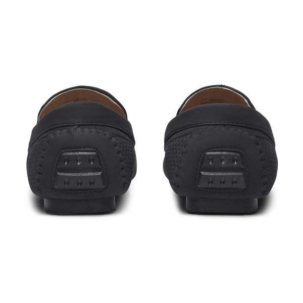 Men's Versatile PU Leather Casual Loafers - BLACK - 5