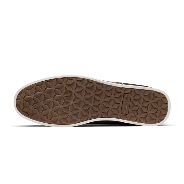 Men's Casual Oxford-Inspired Sneakers - DARK BROWN - 3