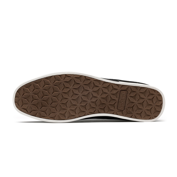 Men's Casual Oxford-Inspired Sneakers - BLACK - 3