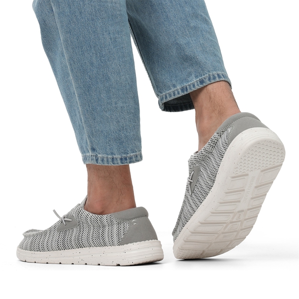 Men's Casual Slip-On Lightweight Loafers - GREY - 6