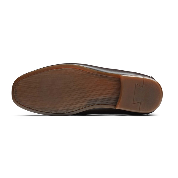 Men's Classic Metallic Horsebit Loafers - COFFEE - 3