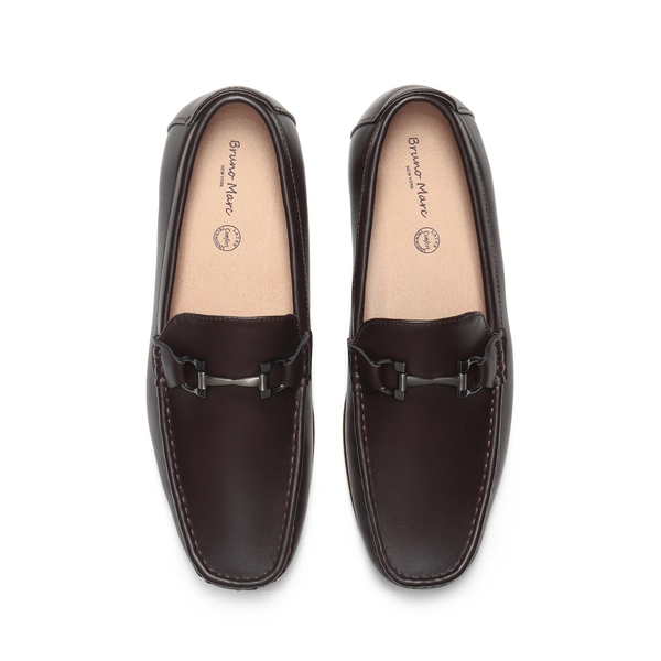 Men's Classic Metallic Horsebit Loafers - COFFEE - 4