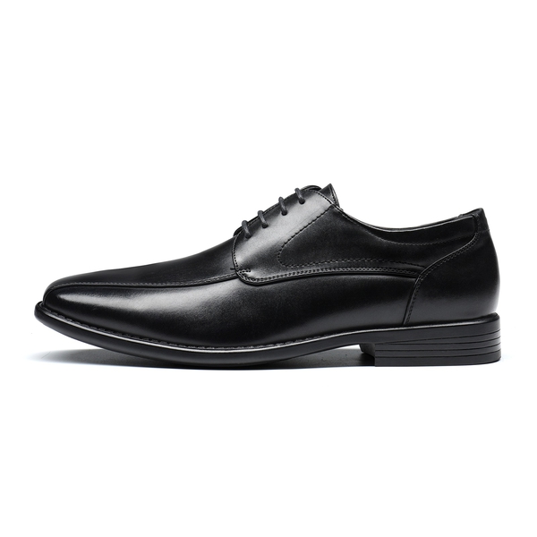 Men's Classic PU Leather Dress Shoes - BLACK - 2
