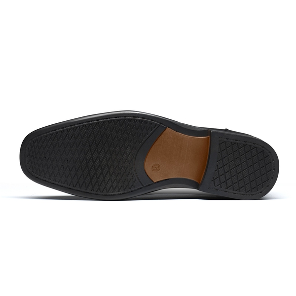 Men's Classic PU Leather Dress Shoes - BLACK - 3