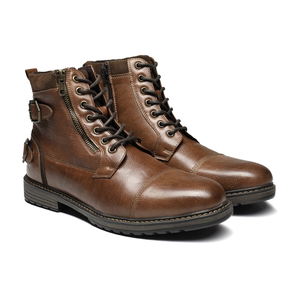 Men s Motorcycle Oxford Dress Boots Bruno Marc