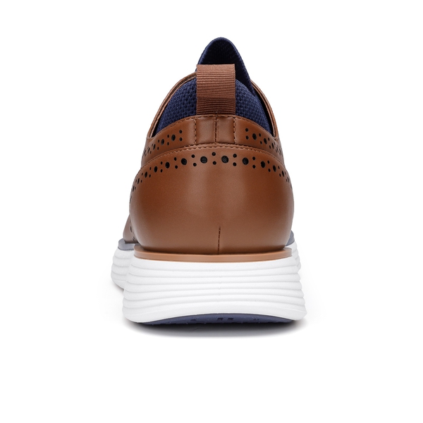 thumbnail image 2 of Bruno Marc Men's MaxFlex Dress Sneakers - Wingtip Oxford Business Casual Shoes With Comfort Fit 2 of 14