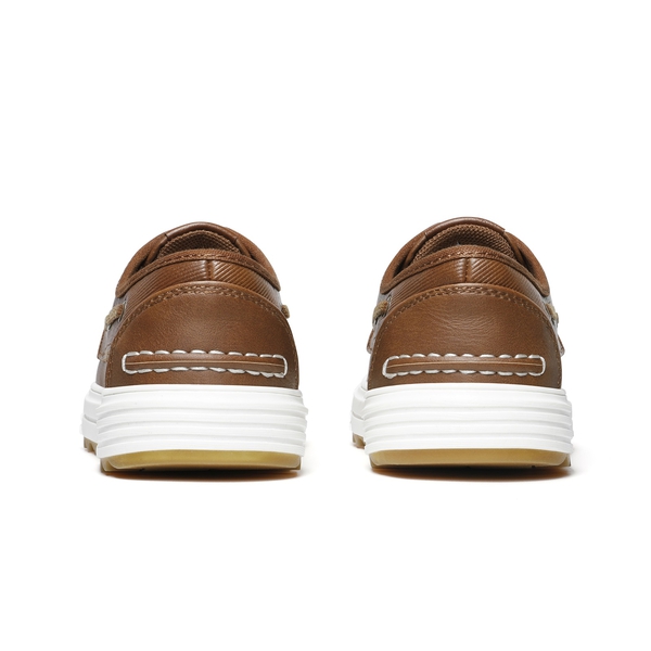 Boys' Casual Boat Shoes - BROWN - 5