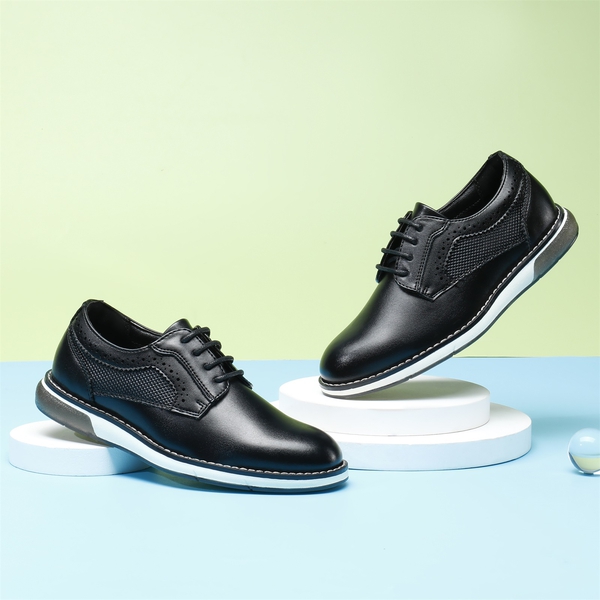 Boys' Pain-Toe Oxford Sneakers - BLACK - 1