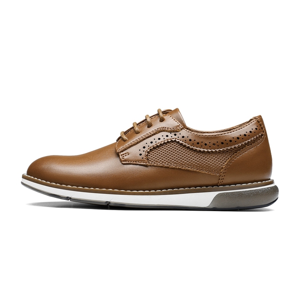 Boys' Pain-Toe Oxford Sneakers - BROWN - 2