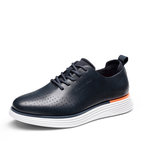[MaxFlex SuiteCraft-] Men's Business Casual Oxford Sneakers - BLUE -  0