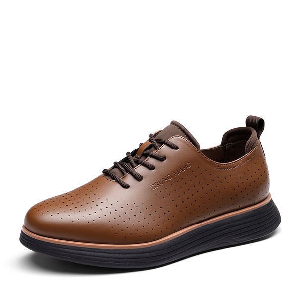 [MaxFlex SuiteCraft-] Men's Business Casual Oxford Sneakers - BROWN -  0