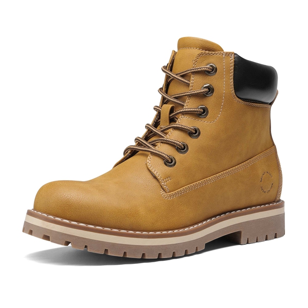 Men s Slip Resistant Lace Up Winter Boots Bruno Marc