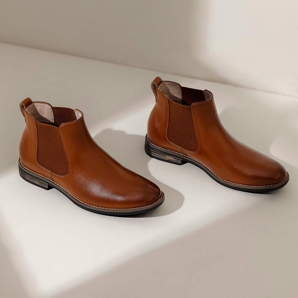 Men s Vegan Leather Chelsea Boots Bruno Marc