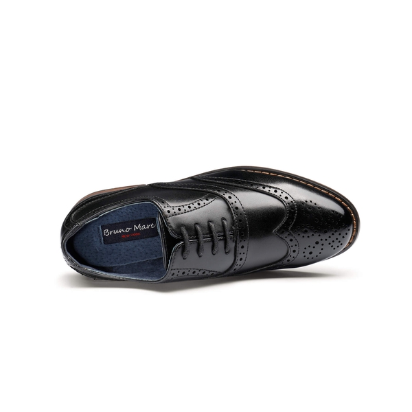 Boys' Breathable Oxford Shoes - BLACK - 2