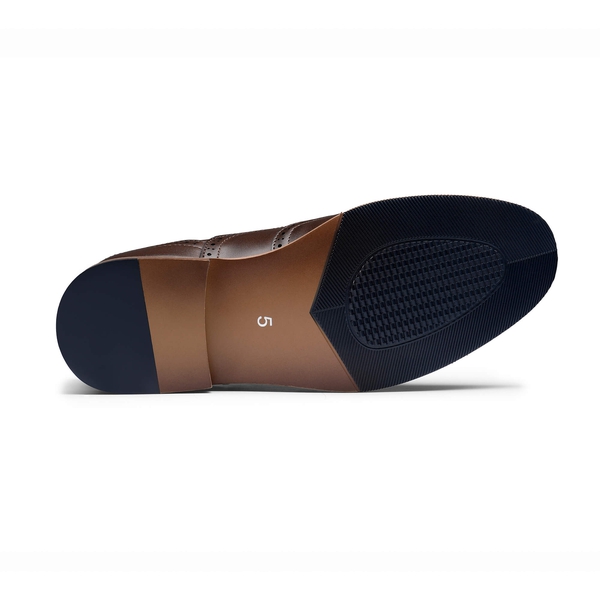 Boys' Breathable Oxford Shoes - DARK BROWN - 4