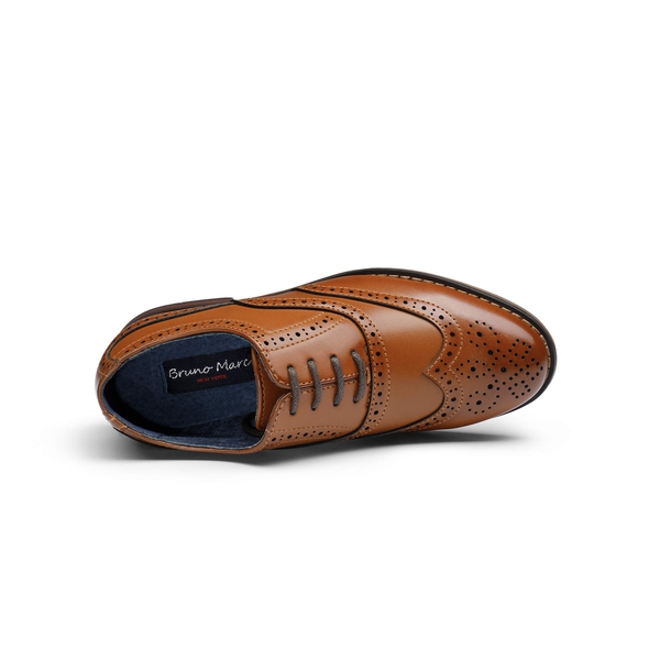 Boys' Breathable Oxford Shoes - BROWN - 2