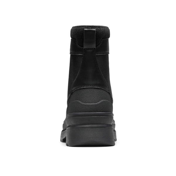 Men's Waterproof Insulated Snow Boots - BLACK - 4