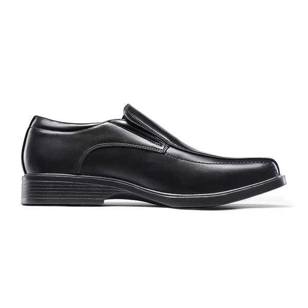 Men's Slip-On Wide Dress Loafers - BLACK - 2
